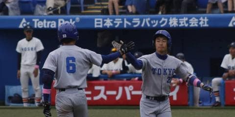 法大に2戦連続2桁失点で敗北　岡選手はリーグ戦初本塁打