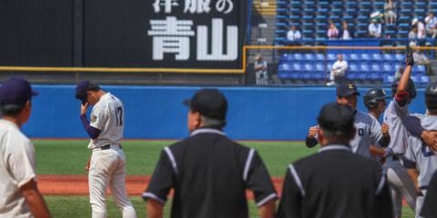 またも慶大にサヨナラ負け　自力優勝消える