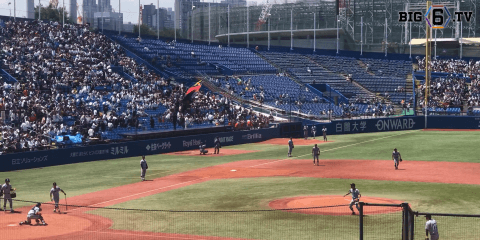 慶應義塾大学の試合前ノックが凄い