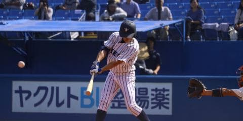 【野球部】黒星スタートも、打線は10安打と復調。江口「明日からこの分を取り返す」