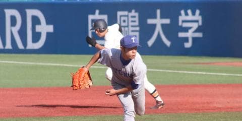 法大に0－8で完敗し初勝利ならず　負ければ最終戦の2回戦に臨む