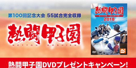 『熱闘甲子園2018』DVD プレゼントキャンペーン！ by バーチャル高校野球