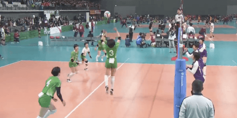 第1日女子1回戦　松山東雲（愛媛）× 八王子実践（東京）