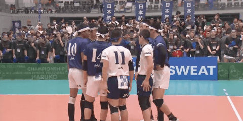 第1日男子1回戦　安来（島根）× 日本航空（山梨）