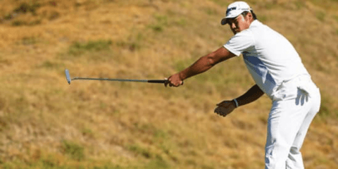 松山英樹が望まずも変幻自在ショット。５種類ほど打ち方を変えて９位