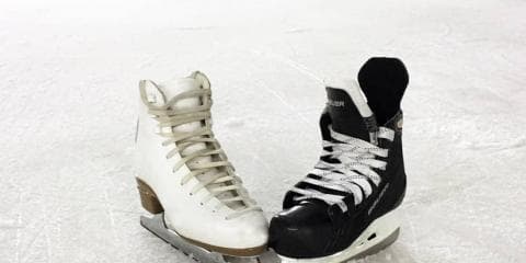 羽生結弦、SP前の公式練習で4回転決める