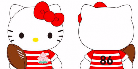 ラグビー日本代表、ハローキティ＆ゲゲゲの鬼太郎とのコラボアイテム発売