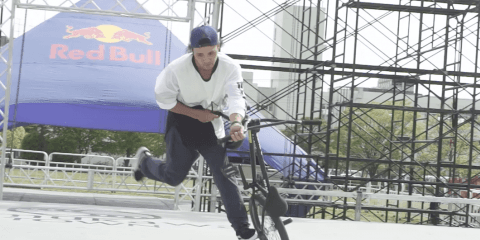 BMXフラットランド・内野洋平が未知なる大技に挑戦！4/27 ARK LEAGUE開幕