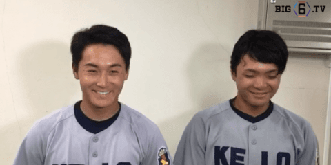 【ヒーローインタビュー】慶應義塾大学　小原和樹(④盛岡三)・郡司裕也(④仙台育英)（BIG6.TV）