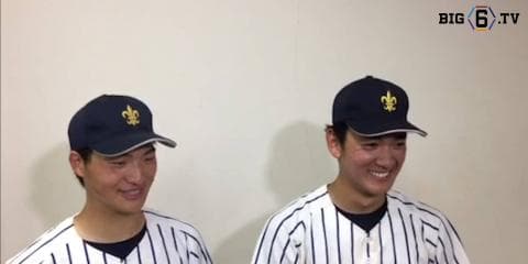 【ヒーローインタビュー】立教大学　中﨑響介(③立教新座)・山田健太(①大阪桐蔭)