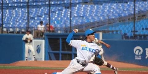 好投の坂口を援護できずサヨナラ負け