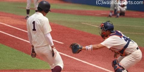 打線つながらず。終盤に得点を許し、敗戦。優勝は絶望的に…／法大１回戦