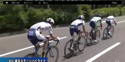 【ハイライト動画】Tour of Japan 2019 第8ステージ：東京