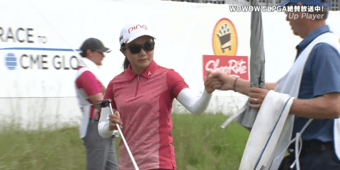 米LPGAツアー第14戦「ショップライトLPGAクラシック」第1日