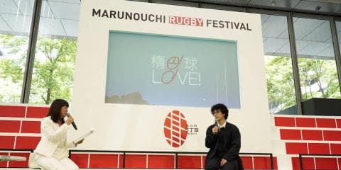 ラグビー日本代表リーチマイケル選手や羽生結弦選手のベンチアートが大人気！？にわかだってイイじゃない！MARUNOUCHI RUGBY FESTIVAL