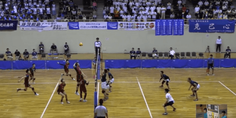 バレー 男子決勝 市尼崎(兵庫県) 対 洛南(京都府) | インハイ2018 ハイライト動画