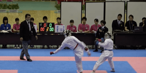空手道 女子団体組手 決勝 華頂女子(京都府) 対 御殿場西(静岡県) | インハイ2018 ハイライト動画