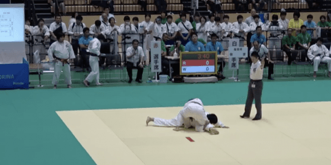 柔道 男子個人73kg級 決勝 内村秀資(東海大仰星) 対 古田直也(中京院大中京) | インハイ2018 ハイライト動画