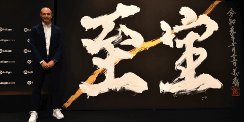 イニエスタご満悦