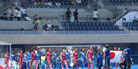 暑さでインターバル時間が変更に 東京五輪ホッケーテストイベント