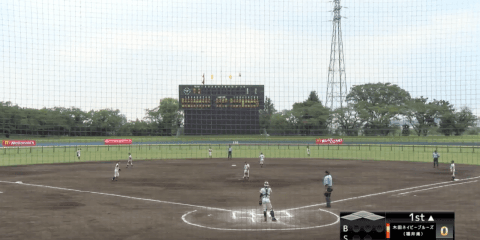 マクドナルド・トーナメント 準々決勝 立川公園野球場 木田ネイビーブルーズ vs. 茎崎ファイターズ