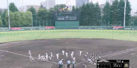 マクドナルド・トーナメント 準々決勝 府中市民球場 不動パイレーツ vs. 弘前ビクトリーベースボールクラブ