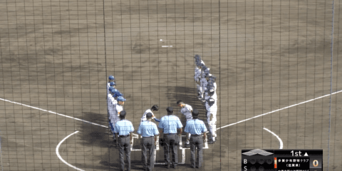 マクドナルド・トーナメント3回戦 小野路球場 1試合目 多賀少年野球クラブ vs. 白鳥本町少年野球クラブ