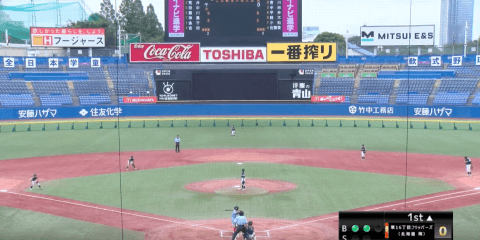 マクドナルド・トーナメント 準々決勝 明治神宮野球場 東16丁目フリッパーズ vs. 豊上ジュニアーズ