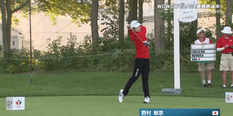 米LPGAツアー第24戦「カナディアン・パシフィック女子オープン」初日ハイライト