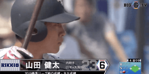 ＜今季も山田が4番！＞立大・山田健太(①大阪桐蔭)