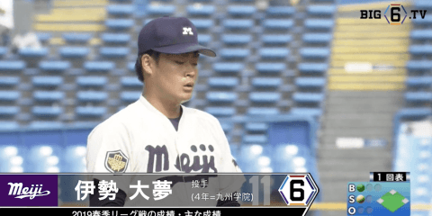 ＜紫紺のエースは一人じゃない＞明大・伊勢(④九州学院)