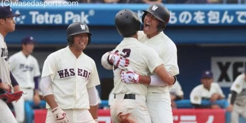 加藤主将が殊勲打！　リーグ戦４２イニングぶり得点で待望の今季初白星／明大２回戦