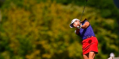 渋野日向子のプレーに米ツアーかと錯覚。実力者２人に劣らぬオーラ