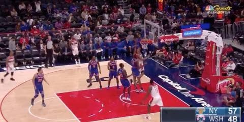 八村が“NBAデビュー”！ 12P 2A 4R豪快ダンクも炸裂