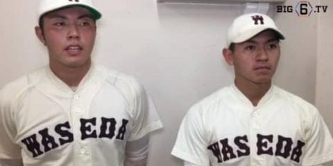 【ヒーローインタビュー】早稲田大学　岩本久重(②大阪桐蔭) 金子銀佑(③早稲田実)