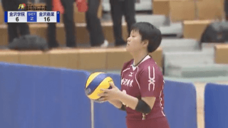 石川県 女子決勝 / 金沢商業高校 vs 金沢学院高校 / フルマッチ動画