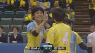 群馬県 女子決勝 / 高崎女子高校 vs 西邑楽高校 / フルマッチ動画