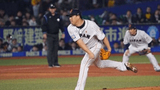 【プレミア12】侍ジャパン、先発の山口は初回3者凡退の立ち上がり　左足に打球直撃でヒヤリも…