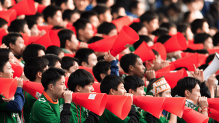 青森山田高校サッカー部 壮行会で選手権へ志気高める