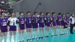 第1日女子1回戦　秋田北（秋田）× 長岡商（新潟）