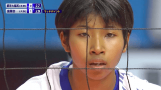 第3日女子3回戦　都市大塩尻（長野）× 金蘭会（大阪）