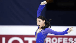 紀平梨花、堂々の首位発進。４回転「やるつもり」でフリーに挑む