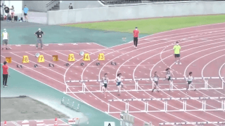 陸上競技（群馬）女子100mハードル予選