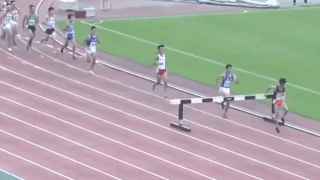 陸上競技（群馬）男子3000ｍ障害決勝