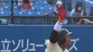 「早川さんのために打ってきます！」　蛭間の有言実行弾で開幕白星発進！／明大戦