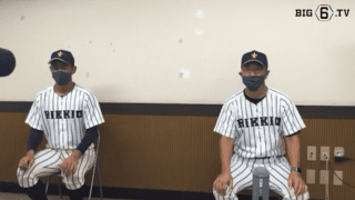 【ヒーローインタビュー】立教大学　 池田陽佑(①智弁和歌山)・溝口智成監督