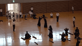 剣道（岡山）女子団体 準決勝（第4会場）