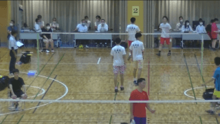 バドミントン(新潟)男子ダブルス決勝