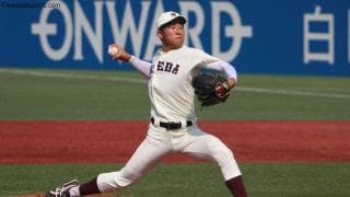 徳山が８回１死まで無安打投球！　『大阪桐蔭トリオ』の活躍などで今季２勝目／立大戦