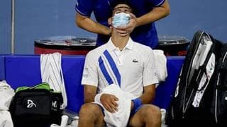 ジョコ勝利も 首に不安